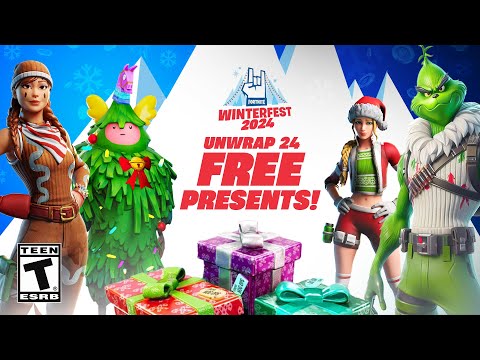 Fortnite Winterfest 2024 (FREE PRESENTS)