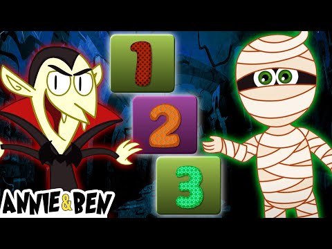 Learn Numbers With Spooky Monsters | Halloween Videos For Kids