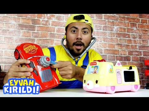 Şimşek McQueen oyuncak ile tamircilik oyunları!