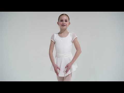 Twirl in Style in the Children's Pull-On Georgette Skirt by Capezio