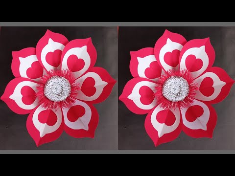 Amazing Wall Decor Idea/Flower Wall Hanging/Paper Craft For Home Decoration ||