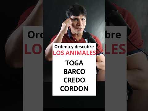 Descubre los anagramas