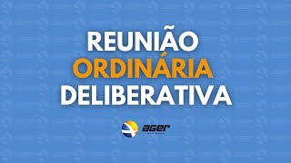 3ª  Reunião Ordinária Deliberativa da AGER/MT de 2026