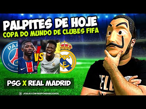 PALPITES DE FUTEBOL PARA PSG X REAL MADRID HOJE DIA 09/07/2025