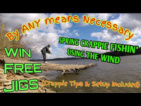 How To: Spring Crappie Fishing Using The WIND (Crappie Tips) Crappie Town USA Baby
