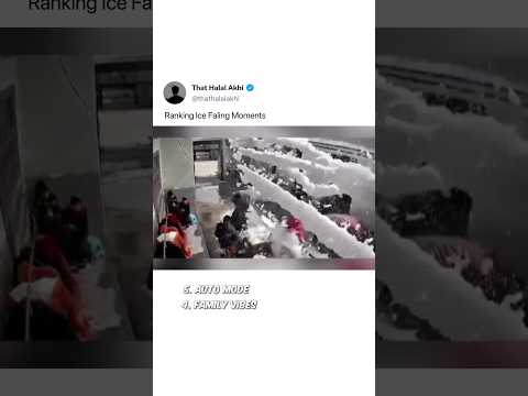 Ice Falling Moments 💀