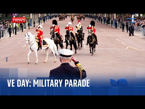 Military parade on 80th anniversary of VE Day