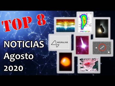 Top 8 Noticias científicas agosto 2020