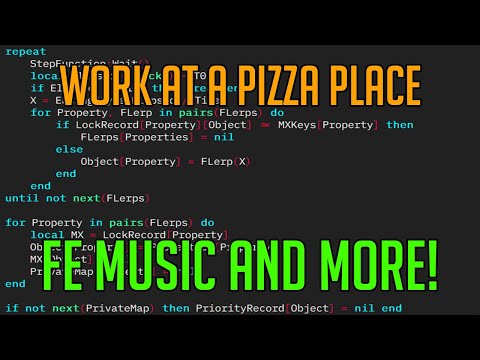Work At A Pizza Place Farm Scripts Jobs Ecityworks - roblox prison breaker script