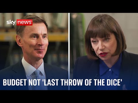 In full: Chancellor Jeremy Hunt speaks to political editor Beth Rigby about Budget 2024