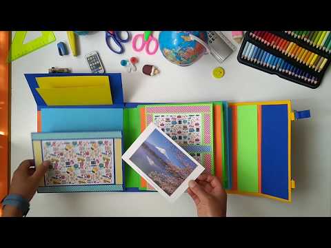 Photo Album Scrapbook - Themed: Back to school