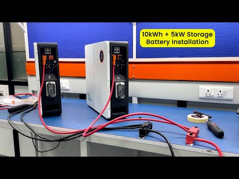 How to install a Battery Energy Storage System?, Complete installation, 10kWh Battery & 5kW Inverter