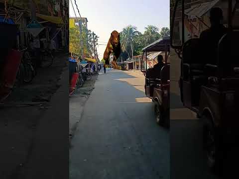 Big dinosaur Chase and chasing part-323 #dinosaur #dino #trex #jurassicpark #shortsviral #youtube