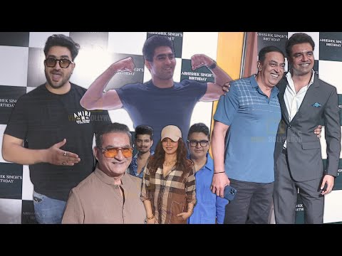 IAS Officer and actor Abhishek Singh | Grand Birthday Bash | FULL VIDEO | Mahima Chaudhry, Aly Goni