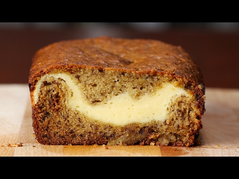 Cheesecake-Filled Banana Bread