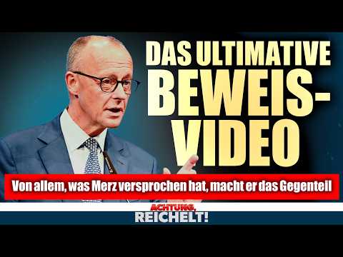 Reichelt: Warum es dumm ist, Friedrich Merz noch zu glauben! Achtung, Reichelt!1.9.25