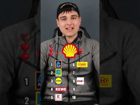 Die 10 Beliebtesten Supermärkte in Deutschland! #shorts