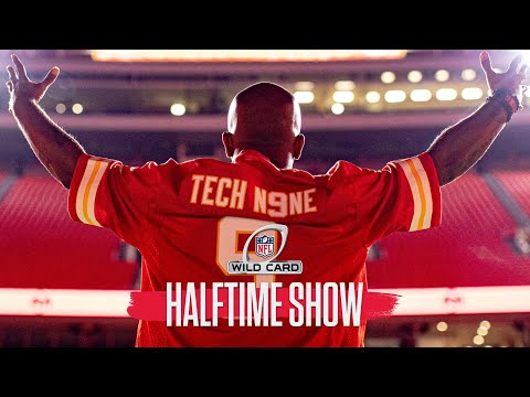 Tech N9ne Performs the Wild Card Halftime Show video clip