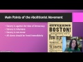 Women's Suffrage and Abolition Movement