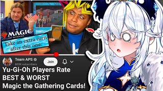 I react to "Yu-Gi-Oh Players Rate BEST & WORST Magic the Gathering Car