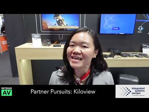 ISE 2025: Judy from Kiloview Talks AV-over-IP with NETGEAR AV