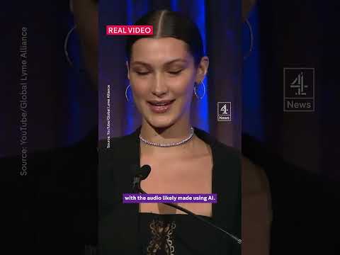 Bella Hadid video in support of Israel is fake