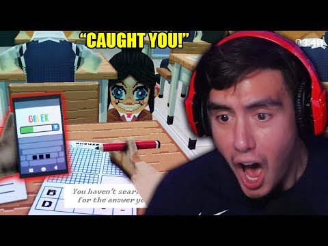 IM TRYING TO CHEAT ON MY TEST BUT MY TEACHER WILL DO ANYTHING TO CATCH ME | Free Random Games
