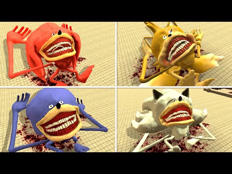 THE SONIC TAPES CHARACTERS TORTURE!! In Garry`s mod!