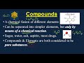 Classifying Elements, Compounds, and Mixtures