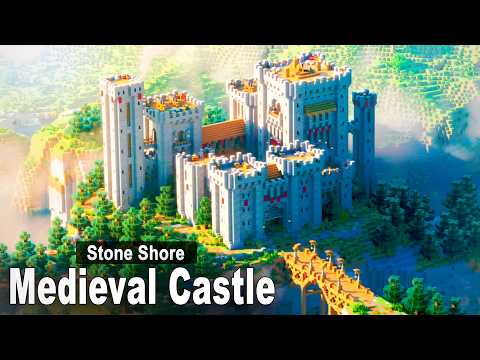 Minecraft: How to build a Medieval Castle | Tutorial Part.1