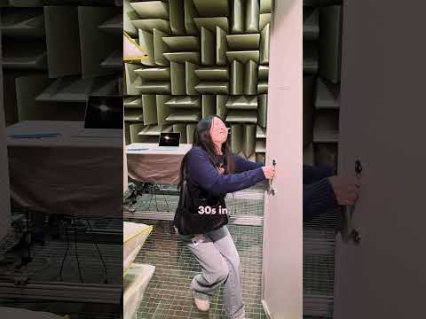 getting locked in one of the quietest places on earth!