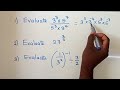 Exponents and Powers Simplification