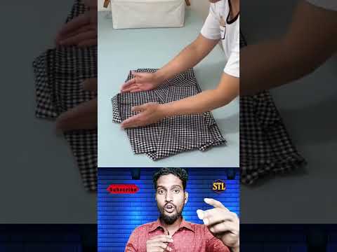 মাত্র ৫ সেকেন্ডে জামা গুছাও — দোকানের মতো পারফেক্ট! 💥 #youtubeshorts #viralvideo #trendingnow