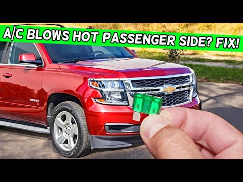 Why AC Air Conditioner Blows Hot Warm On Passenger  Side Air Vent Chevrolet Tahoe Chevy Suburban 201