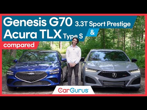 2024 Genesis G70 3.3T Sport Prestige vs. 2024 Acura TLX Type S