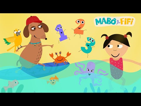 CURTINDO O VERÃO COM MABÔ E FIFI - coletânea de canções infantis |Caranguejo|Peixinhos do Mar