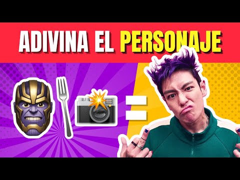 Adivina el PERSONAJE del JUEGO DEL CALAMAR con EMOJIS 🦑😱 + Encuentra el EMOJI diferente