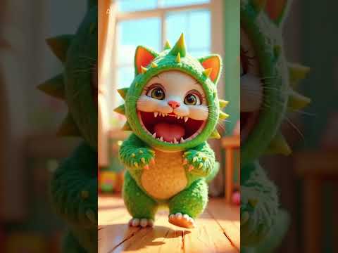 猫の動画サムネイル - AIcat#shorts #funny #cat#鬼のパンツ