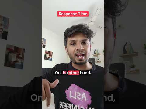 Latency vs Response Time