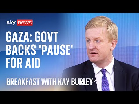Israel-Hamas war: Deputy PM argues for a 'pause' for humanitarian aid delivery