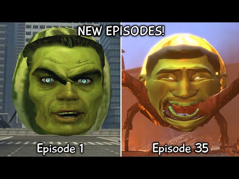 Skibidi Lin Gang Melon 1 - 35 All Episodes (60 FPS REMASTERED) Spider Lin Gang Melon (Episode 36?)