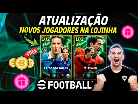 ATUALIZAÇÃO! CHEGARAM AS 300 MOEDAS, NOVOS JOGADORES NA LOJINHA, GAMEPAD NO EFOOTBALL 2025 MOBILE?