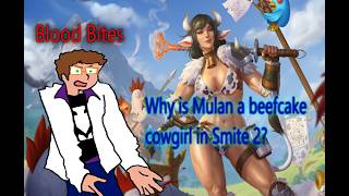 Why is Mulan a beefcake cowgirl in Smite 2