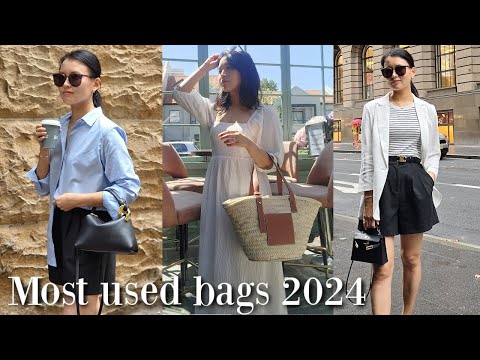 Top 10 MOST USED BAGS of 2024! Best Cost-per-wear😍 Hermès, DeMellier, Loewe, Dior etc!