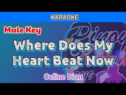 Where Does My Heart Beat Now by Celine Dion (Karaoke : Male Key)