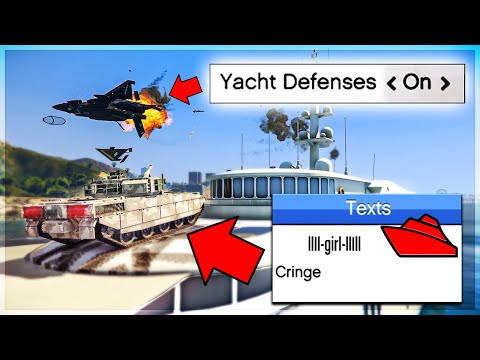 I Found A Funny Way To Trigger "Girl" Griefers With My YACHT on GTA Online