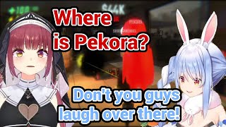 Flare Accidently Kills Pekora and Everybody is Laughing Really Hard wi