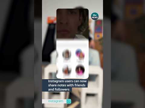 Have you tried the notes feature on Instagram?  #itvnews #tech #instagram