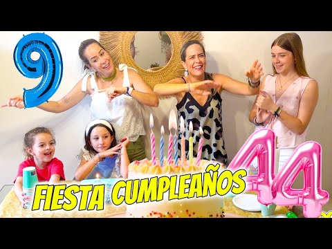 CELEBRANDO NUESTRA 44 FIESTA DE CUMPLEAÑOS EN FAMILIA AMIGUAY DANIELA GO Y MARTINA