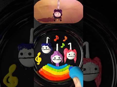 Guess the character KPop Demon Hunters 🌈 🎶 Golden - Otamatone Cover #colors #kpop #colormixing